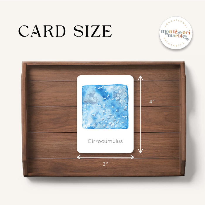 Clouds Flash Cards