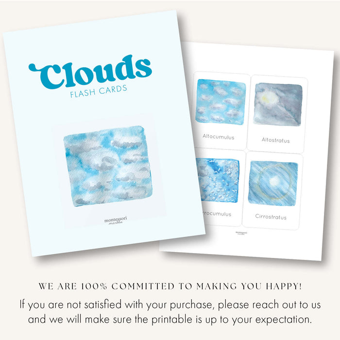 Clouds Flash Cards