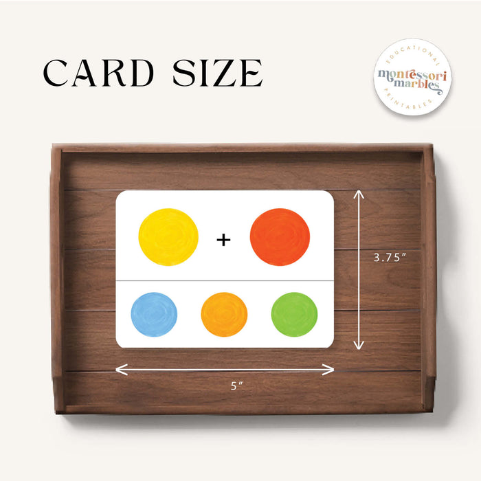 Color Mixing Clip Cards