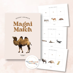 Desert Animals Magni-Match