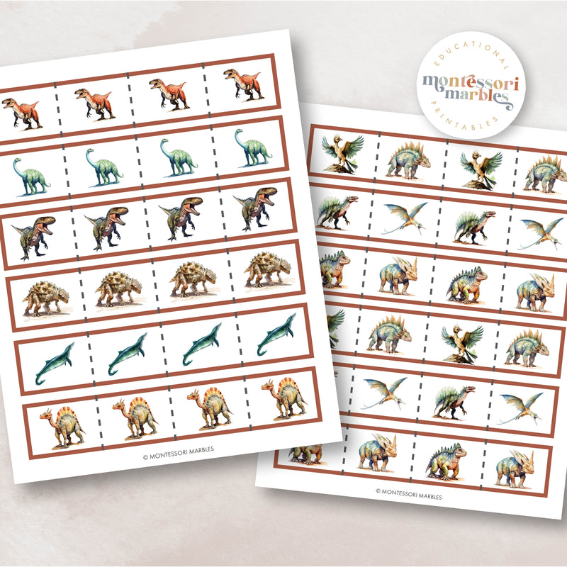 Dinosaur Cutting Strips