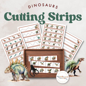 Dinosaur Cutting Strips