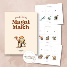 Load image into Gallery viewer, Dinosaurs Magni-Match
