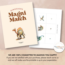 Load image into Gallery viewer, Dinosaurs Magni-Match
