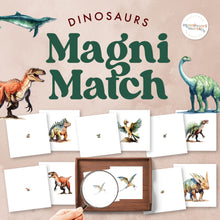 Load image into Gallery viewer, Dinosaurs Magni-Match
