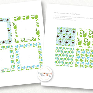 Earth Day Pattern Matching Puzzle