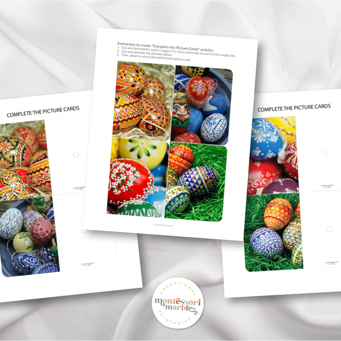 Easter Eggs Complete The Pictures
