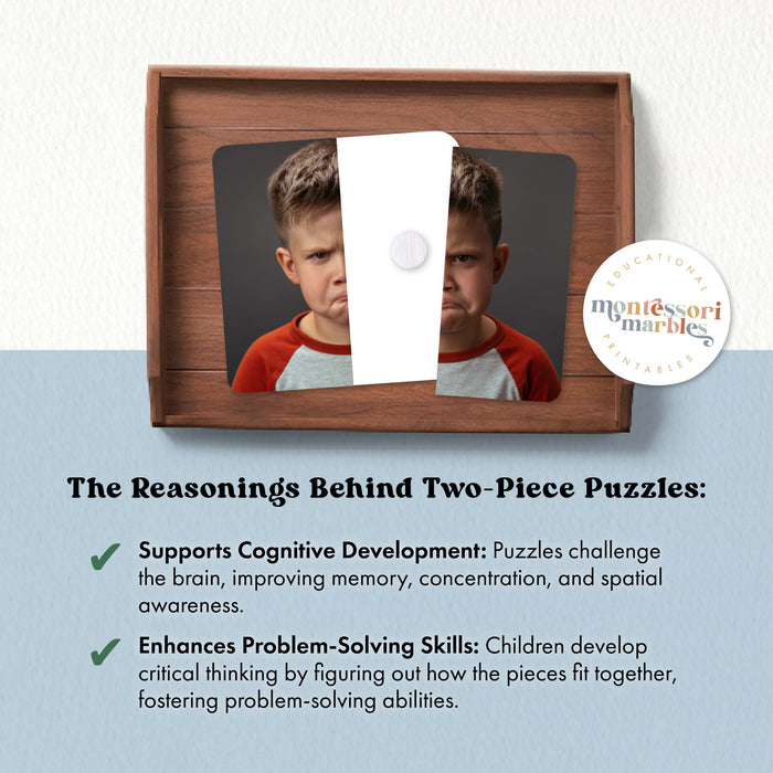 Emotions & Feelings Two-Piece Puzzles