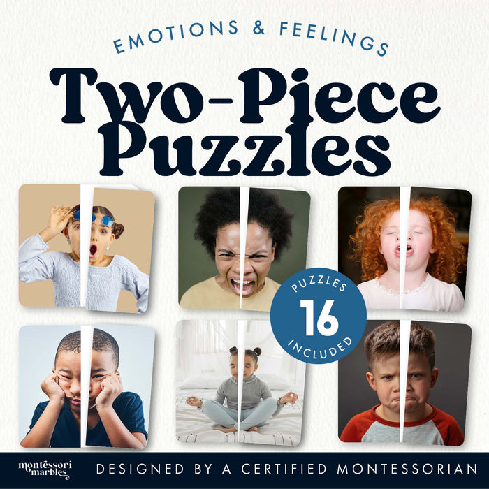 Emotions & Feelings Two-Piece Puzzles