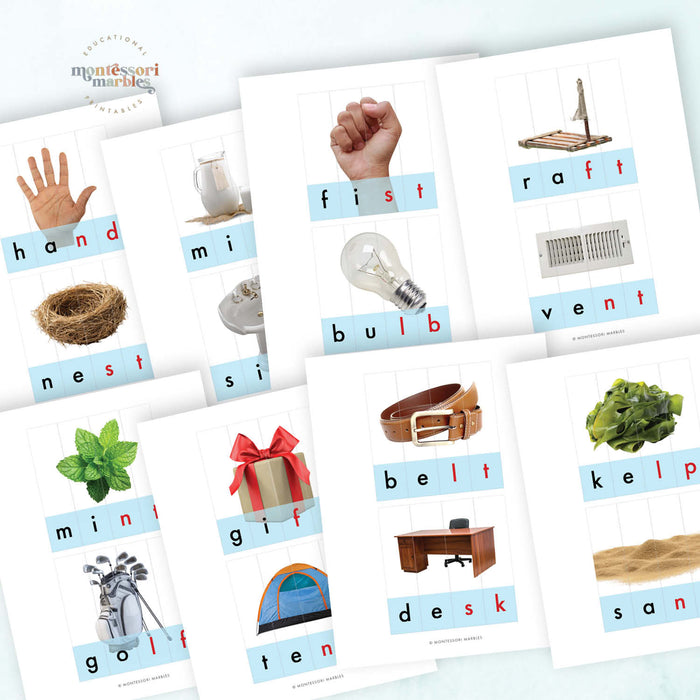 Ending Blends Stick Puzzles