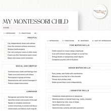 Load image into Gallery viewer, Montessori 3-6 Evaluation Kit and Checklists
