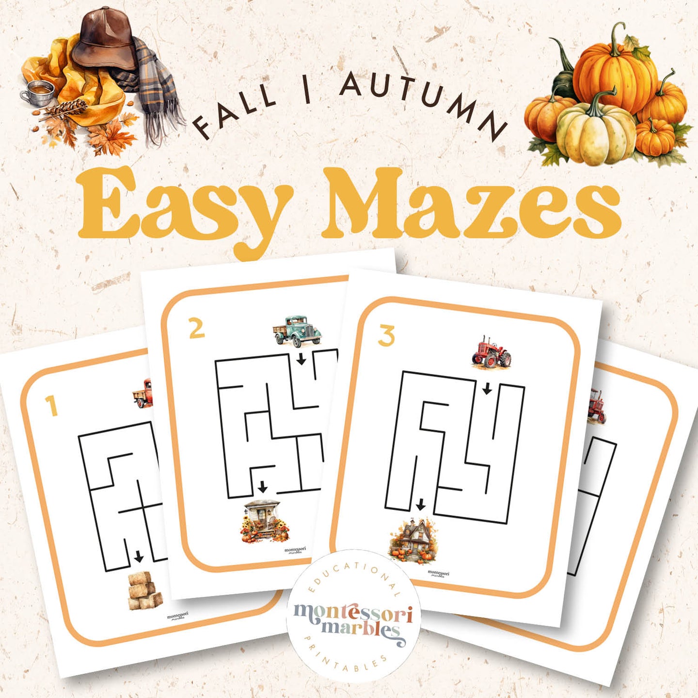 Fall Easy Mazes