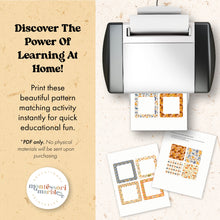Load image into Gallery viewer, Fall Pattern Matching Puzzles
