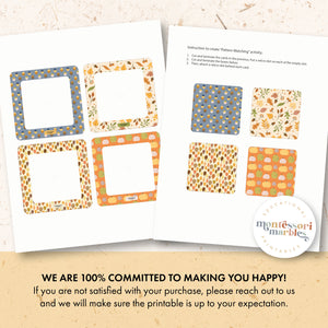 Fall Pattern Matching Puzzles