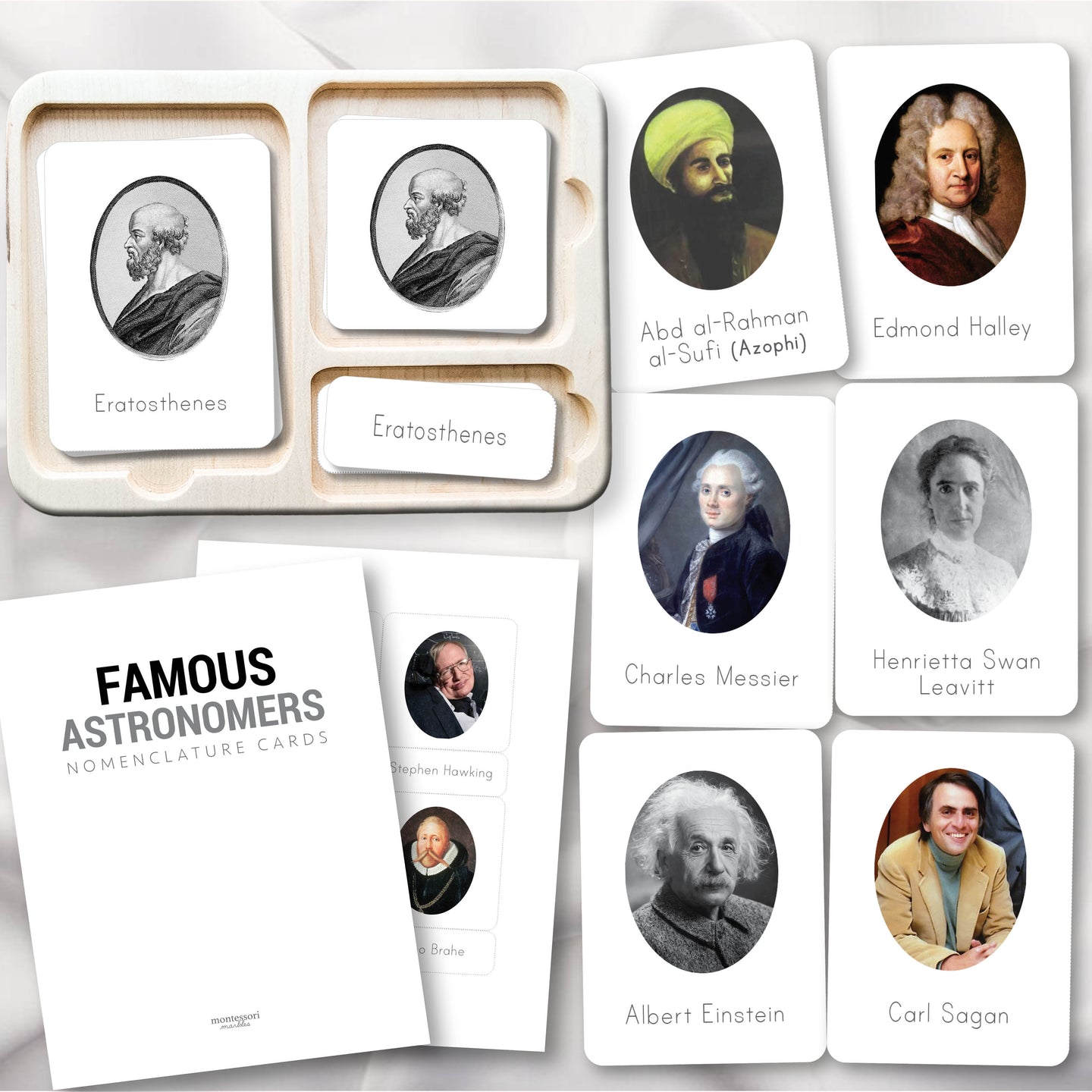 Famous Astronomers Nomenclature Cards