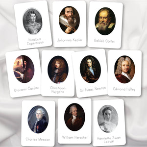 Famous Astronomers Nomenclature Cards