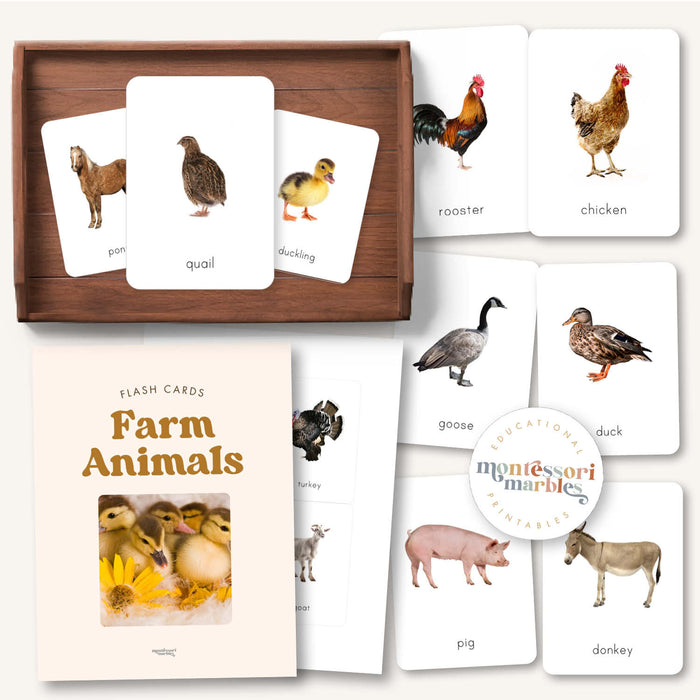 Farm Animals Flash Cards