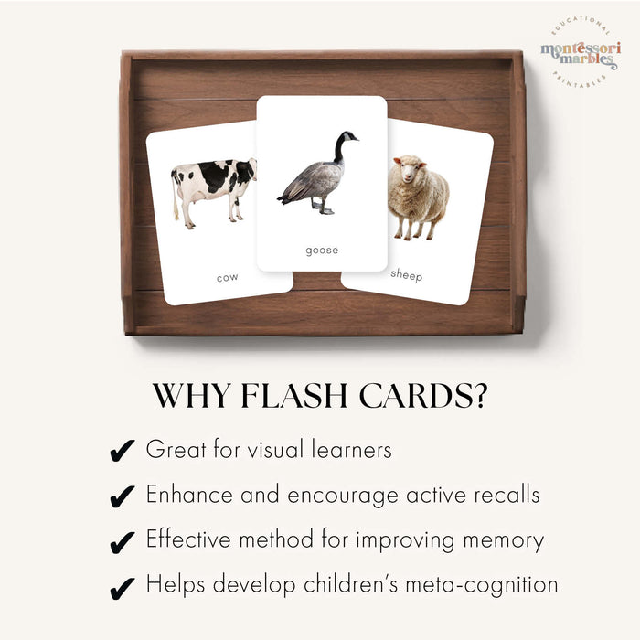Farm Animals Flash Cards