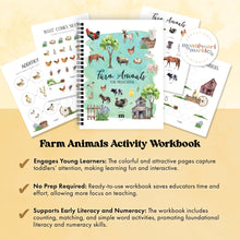 Load image into Gallery viewer, Farm Animals PreK Workbook Bundle
