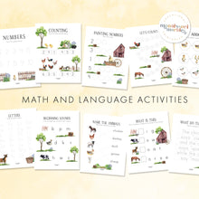 Load image into Gallery viewer, Farm Animals PreK Workbook Bundle
