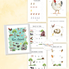 Load image into Gallery viewer, Farm Animals PreK Workbook Bundle
