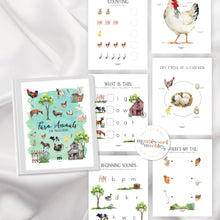 Load image into Gallery viewer, Farm Animals PreK Workbook Bundle
