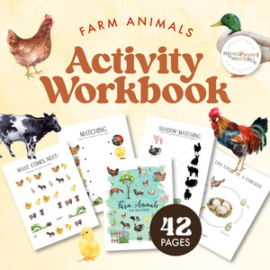 Farm Animals PreK Workbook Bundle