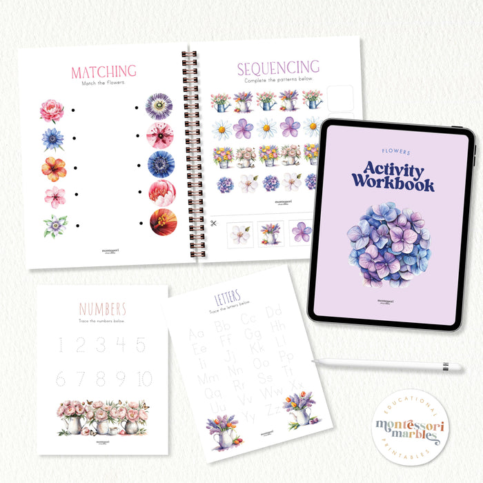 Flowers Activity Workbook
