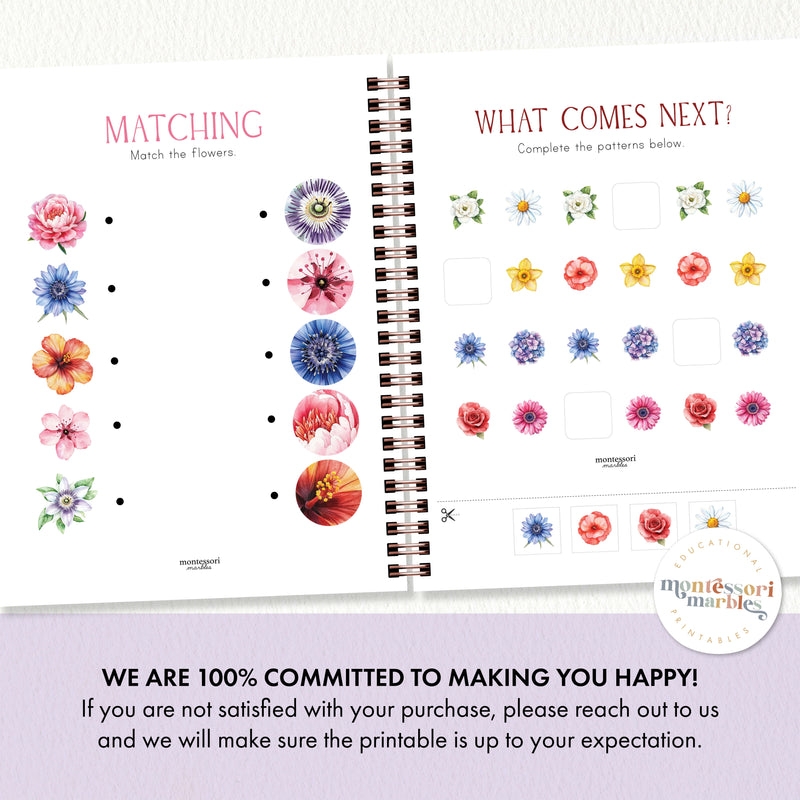 Flowers Activity Workbook PreK & Kindergarten