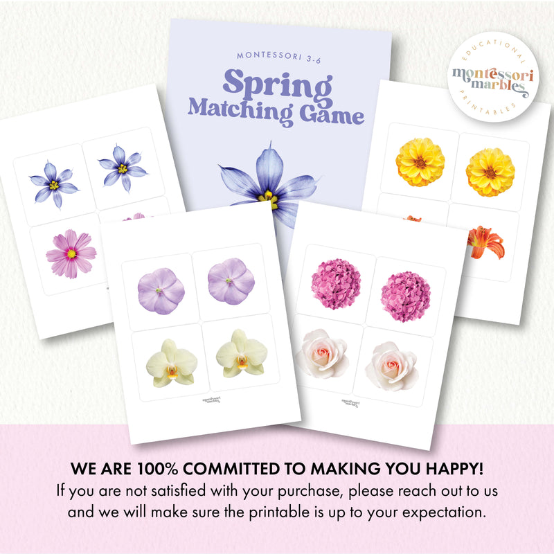 Flowers Picture Matching and Memory Games