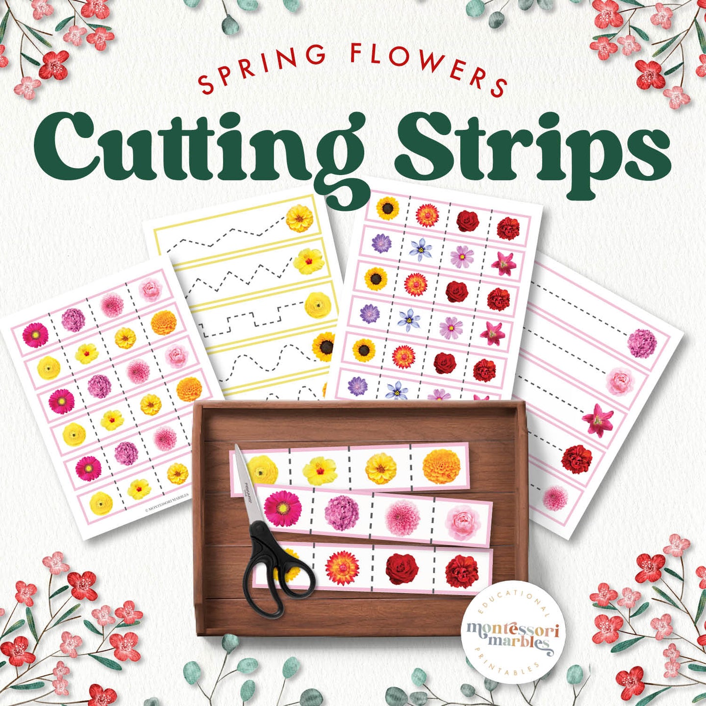 Flowers Cutting Strips