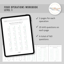 Load image into Gallery viewer, Four Operations Workbook Level 1
