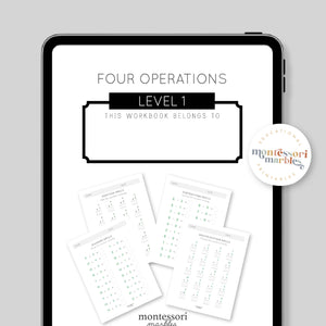 Four Operations Workbook Level 1