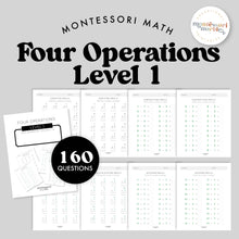 Load image into Gallery viewer, Four Operations Workbook Level 1
