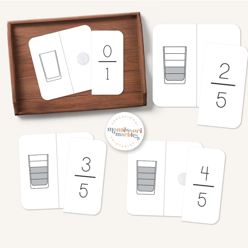 Fractions Pairing Cards Level 1