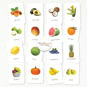 Fruits Flash Cards