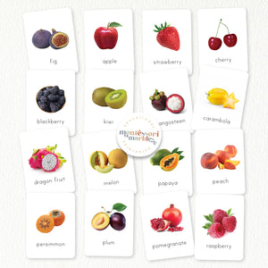 Fruits Flash Cards