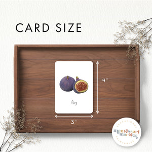 Fruits Montessori Nomenclature Cards