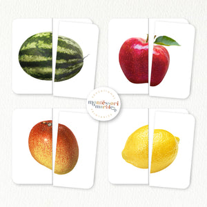 Fruits Symmetry Puzzles