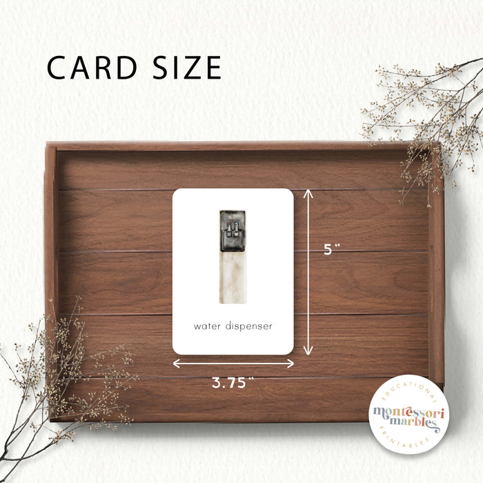 Home Objects: Furniture & Appliances Flash Cards