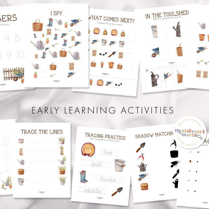 Gardening Early Years Activity Workbook