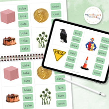 Load image into Gallery viewer, Montessori Green Series Name the Objects | Phonograms
