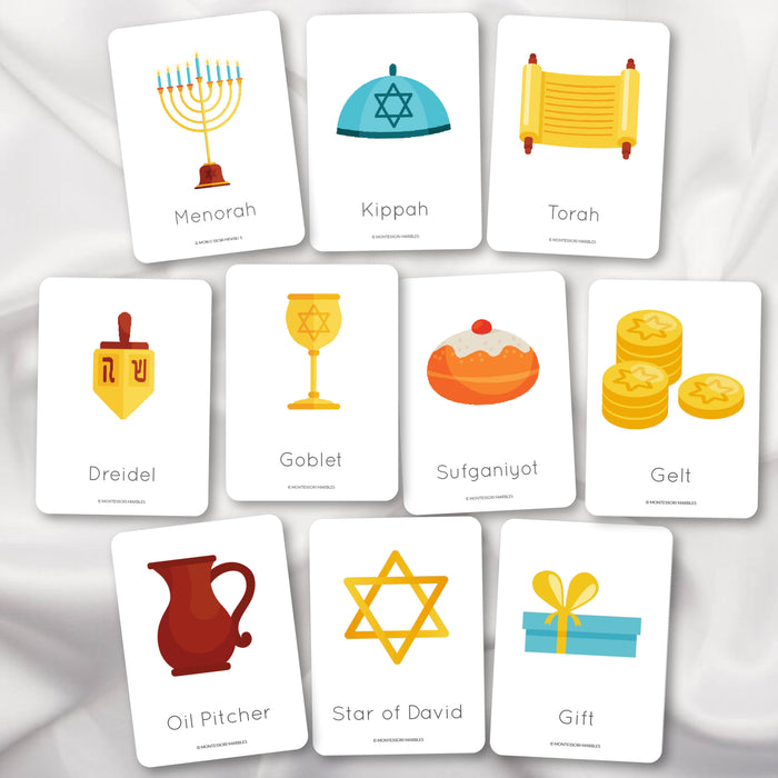 Hanukkah Flash Cards
