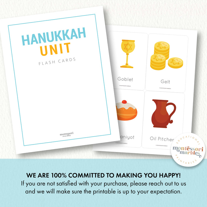 Hanukkah Flash Cards