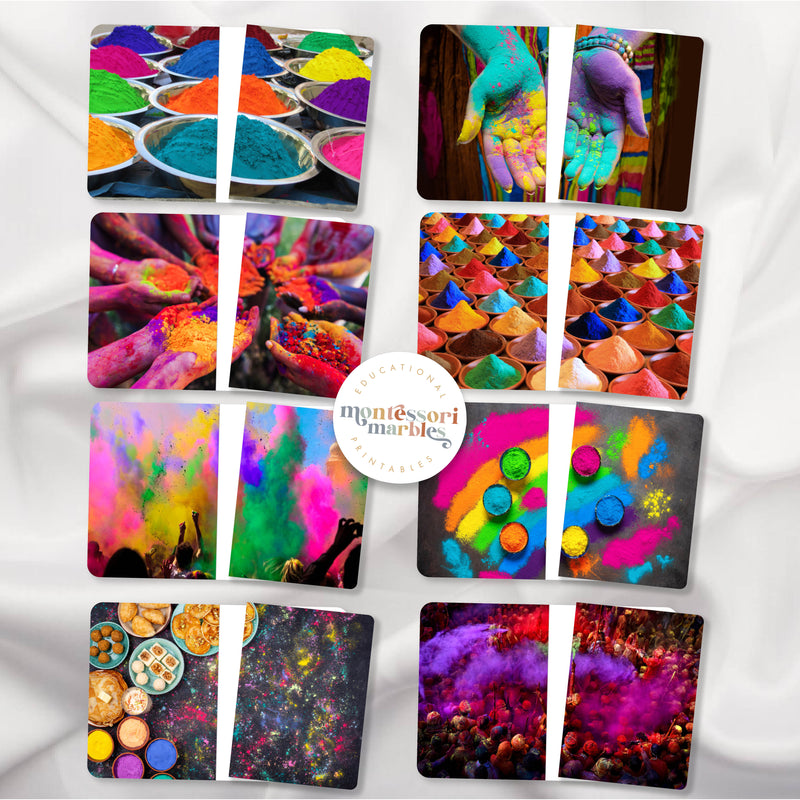 Holi Festival Complete the Pictures