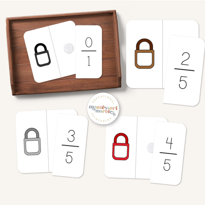 Keys & Locks Matching Cards