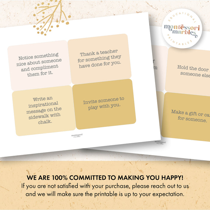 Kindness Challenge Cards