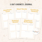 Montessori-Inspired Kindness Journal for Kids Ages 5-9