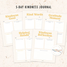 Load image into Gallery viewer, 5-Day Kindness Journal
