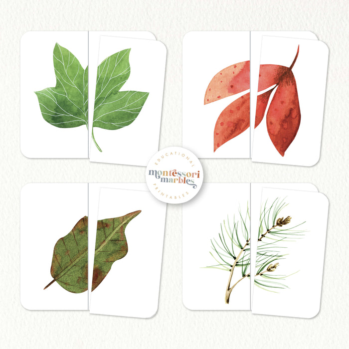 Leaves Two-Piece Puzzles